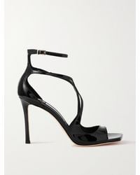 Jimmy Choo - Azia 95 Sandalen Aus Lackleder - Lyst
