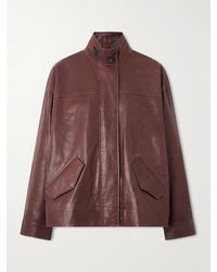 Jonathan Simkhai - Hartley Paneled Textured-Leather Jacket - Lyst