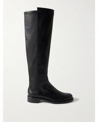 Stuart Weitzman - Gisele 5050 Kniehohe Stiefel Aus Leder Und Stretch-Material - Lyst