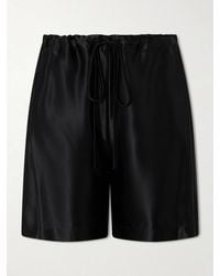 KHAITE - Rohe Satin Shorts - Lyst