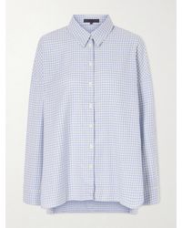 Tibi - Checked Lyocell And Cotton-Blend Shirt - Lyst