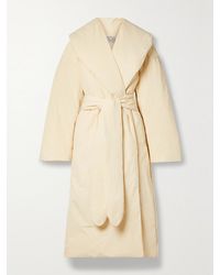 TOTEME - Belted Recycled Shell Down Coat - Lyst