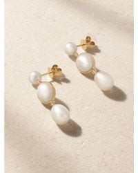 Sophie Bille Brahe - Lucia 14-Karat Recycled Pearl Earrings - Lyst