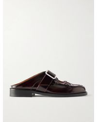 Marni - Sabot Leather Slip-Ons - Lyst