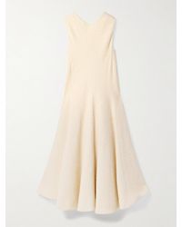 KHAITE - Mellie Cotton-Blend Bouclé Midi Dress - Lyst