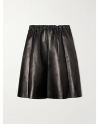 Stouls - Naomi Paneled Leather Midi Skirt - Lyst