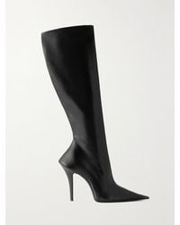 Balenciaga - Witch Leather Knee Boots - Lyst
