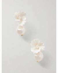 Jennifer Behr - Clarabel-Tone Pearl Earrings - Lyst