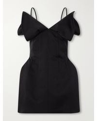 Magda Butrym - Cotton And Silk-Blend Mini Dress - Lyst