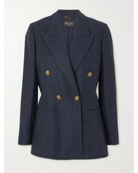 Loro Piana - Aurora Linen And Wool-Blend Twill Blazer - Lyst