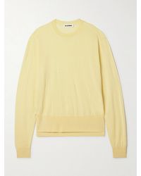 Jil Sander - Cashmere, Wool And Silk-Blend Sweater - Lyst