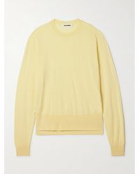 Jil Sander - Pullover Aus Einer Mischung Aus Kaschmir, Wolle Und Seide - Lyst