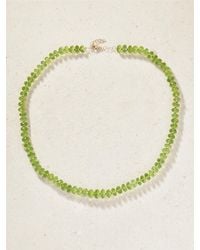 JIA JIA - Oracle 14-Karat Peridot Necklace - Lyst