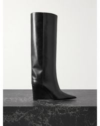 Jimmy Choo - Blake 85 Leather Wedge Knee-high Boots - Lyst