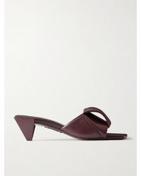Loewe - Origami 45 Leather Sandals - Lyst