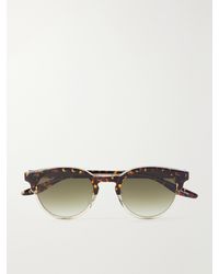 Barton Perreira - Beckford Sun Round-Frame Acetate Sunglasses - Lyst