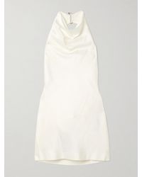 Stella McCartney - Draped Satin Halterneck Top - Lyst