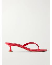 AMINA MUADDI - Juliette 45 Leather Sandals - Lyst