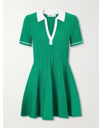 Jonathan Simkhai - Page Ribbed-Knit Mini Dress - Lyst