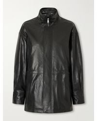 Arma - Alia Paneled Leather Jacket - Lyst
