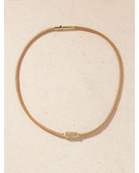 Marie Lichtenberg - Micro Lasso 18-Karat Diamond Necklace - Lyst