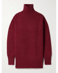Sa Su Phi - Mini-Robe Convertible Oversize À Col Montant En Cachemire Côtelé À Découpes - Lyst