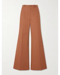 Chloé - Organic Cotton Wide-Leg Pants - Lyst