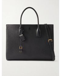 Saint Laurent - Sac De Jour Large Textured-Leather Shoulder Bag - Lyst