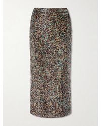 Twp - Sylkie Sequined Crepe De Chine Maxi Skirt - Lyst