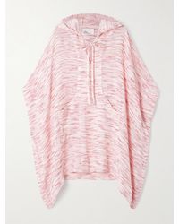 Lisa Marie Fernandez - Hooded Striped Linen-Blend Gauze Poncho - Lyst