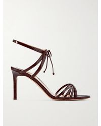 Tom Ford - Angelica Croc-Effect Leather Sandals - Lyst