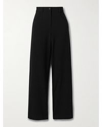 Matteau - Hose Mit Geradem Bein Aus Crêpe Aus Einer Wollmischung - Lyst