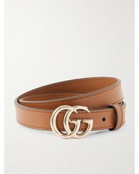 Gucci - Gg Marmont Gürtel Aus Leder - Lyst