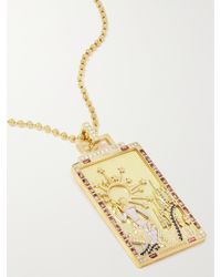 Sorellina - The Empress Kette Aus 18 Karat Mit Mehreren Steinen - Lyst