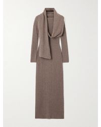 Cult Gaia - Natacha Cable-Knit Wool And Cashmere-Blend Dress - Lyst