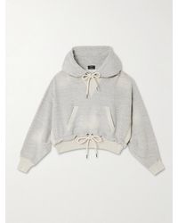 R13 - Tie-Detailed Cotton-Jersey Hoodie - Lyst