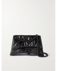 Balenciaga - Crush Small Quilted Crinkled-Leather Shoulder Bag - Lyst