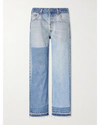 B Sides - Vintage Patchwork No.2 Mid-Rise Wide-Leg Jeans - Lyst