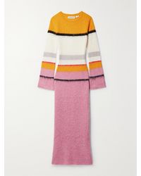 Zankov - Matilda Striped Brushed Knitted Maxi Dress - Lyst