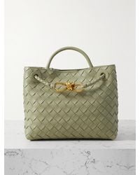 Bottega Veneta - Andiamo Small Intrecciato Leather Tote - Lyst