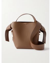 Acne Studios - Musubi Mini Knotted Leather Shoulder Bag - Lyst