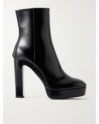 Jimmy Choo - Marine 120 Patent-Leather Ankle Boots - Lyst