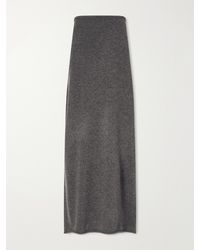 Colleen Allen - Merino Wool Knitted Maxi Skirt - Lyst