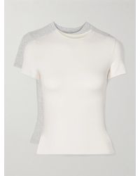 Skims - Set Of Two Stretch-Cotton Jersey T-Shirts - Lyst