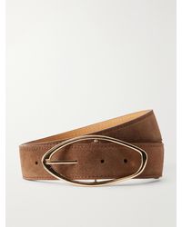Amanu - The Skinny Grumeti Suede Belt - Lyst