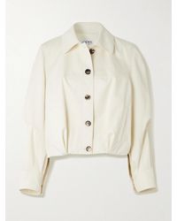Loewe - Embroidered Cotton And Silk-Blend Jacket - Lyst