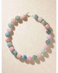 JIA JIA - Oracle 14-Karat Morganite Beaded Necklace - Lyst