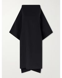 Jil Sander - Open-Back Silk And Wool-Blend Midi Dress - Lyst