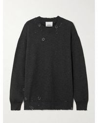 Isabel Marant - Cassandre Strickpullover Mit Distressed-Details Und Verzierungen - Lyst