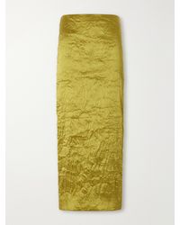 TOVE - Alma Crinkled Satin Midi Skirt - Lyst